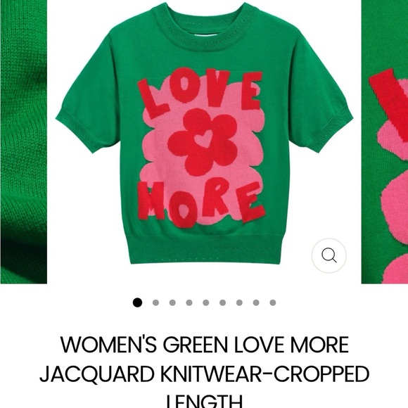 Sweaters - Green 'Love More' Knit Sweater